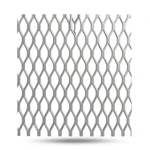 PVC Coated Expanded Metal Thickness 2.7 mm Size 1×2 meters