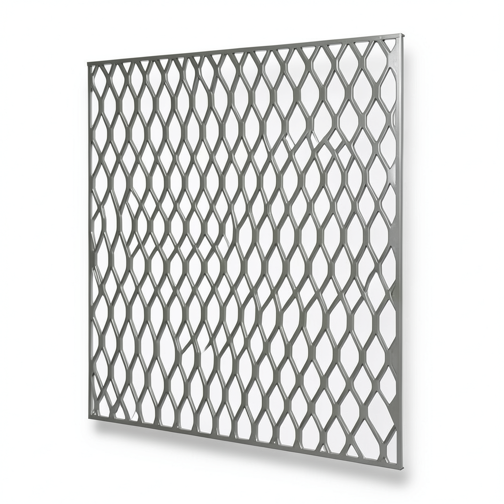 PVC Coated Expanded Metal 4 mm Thickness 1×2 meters