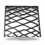 Hot Rolled (Black) Steel Expanded Metal Mesh  Bahri Thickness 3.8 mm Width 1.22 meter Length 5 meter | Bait Al Tatawor Company