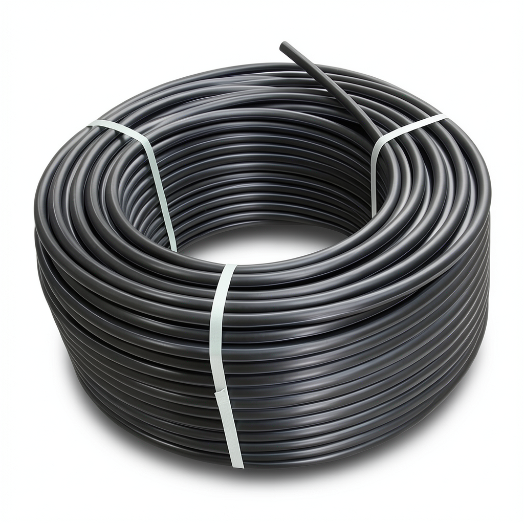 HDPE Coil Pipe Pressure 12.5 Bar PE 100 Size 25 mm SDR 13.6 Black