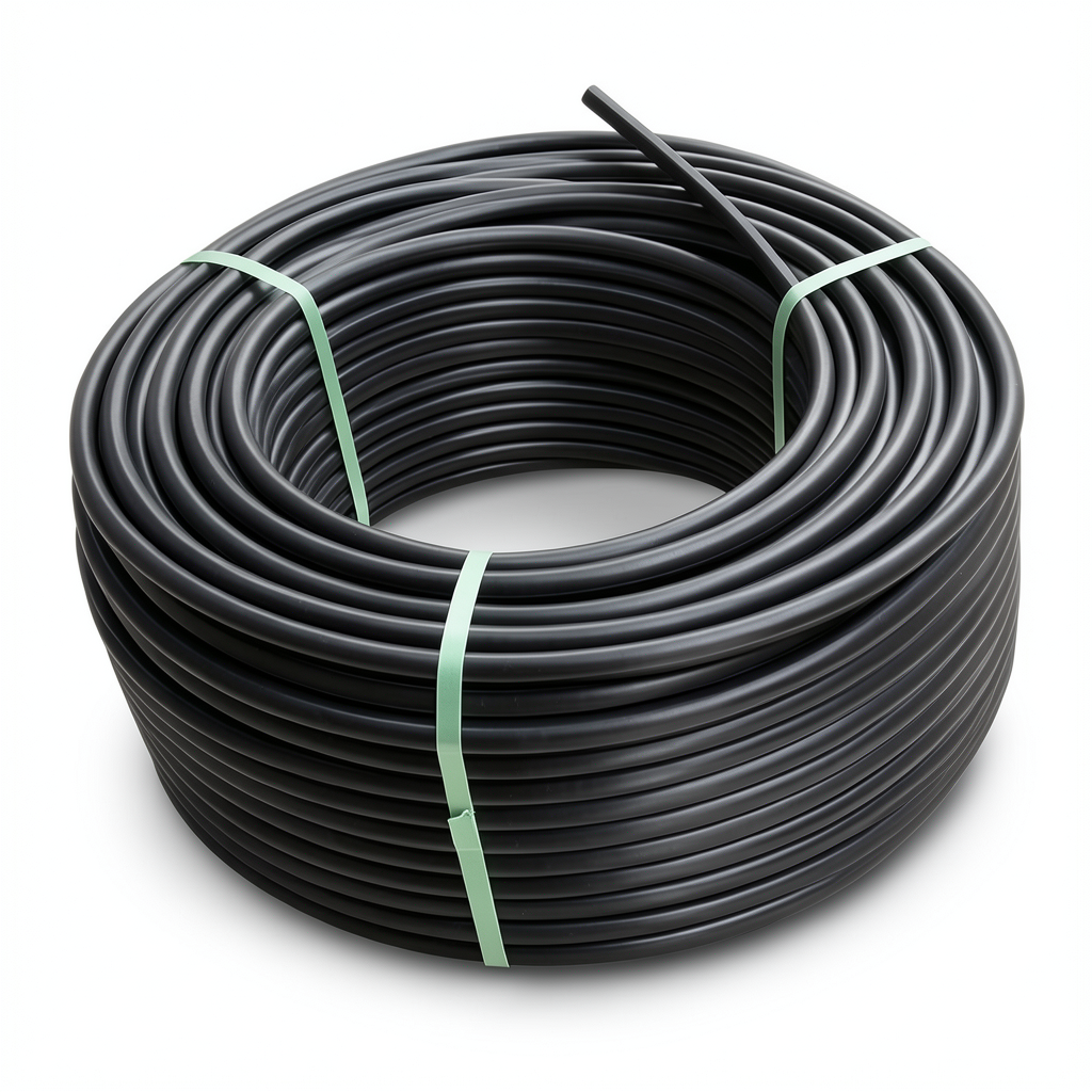 لفة أنابيب HDPE ضغط 5 بار PE 80 قطر خارجي 63 مم SDR 26 لون أسود