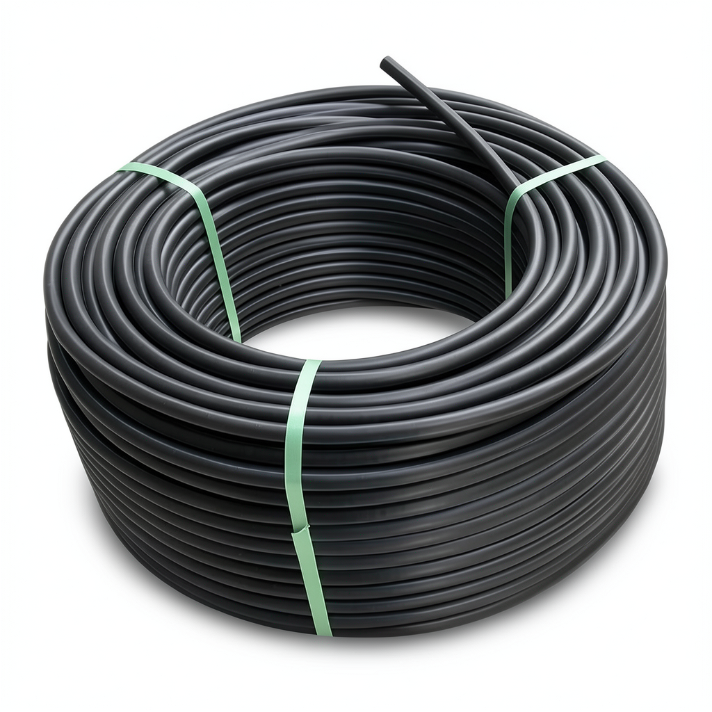 HDPE Coil Pipe Nominal Pressure 5 Bar PE 80 OD 110 mm SDR 26 Black