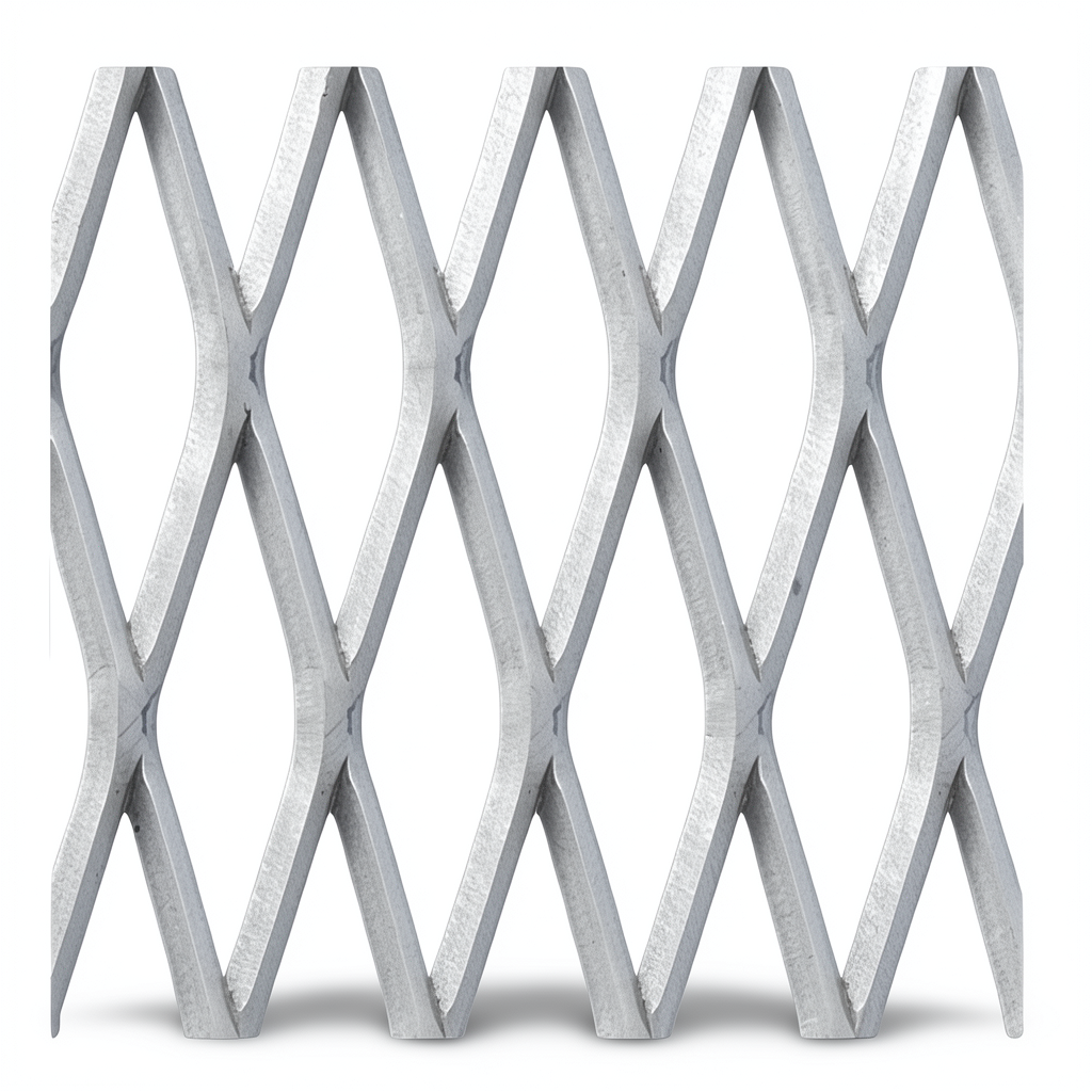 Expanded Metal Thickness 1.5 mm Size 1×2 meters
