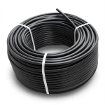 لفة أنابيب HDPE ضغط 5 بار PE 80 قطر خارجي 160 مم SDR 26 لون أسود
