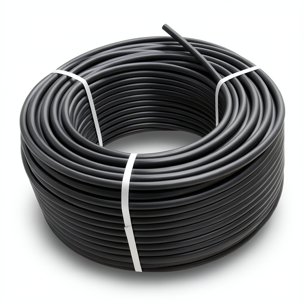لفة أنابيب HDPE ضغط 5 بار PE 80 قطر خارجي 160 مم SDR 26 لون أسود
