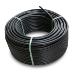 لفة أنابيب بلاستيك HDPE ضغط 10 بار [PE 100] قطر خارجي 50 مم SDR 17 لون أسود