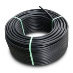 لفة أنابيب بلاستيك HDPE ضغط 8 بار PE 80 قطر خارجي 32 مم SDR 17 لون اسود