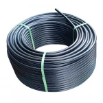 لفة أنابيب بولي ايثيلين عالي الكثافة ضغط  6.3 بار [PE 100] قطر خارجي 125 مم  SDR 26  لون اسود مع خط ازرق | شركة المنى