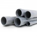 UPVC Pipes Plasco Nominal Pressure 10 Bar Outside Diameter 400 mm Thickness 19.1 mm Gray Colour