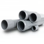 UPVC Pipes Plasco Nominal Pressure 10 Bar Outside Diameter 500 mm Thickness 23.9 mm Gray Colour