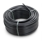 لفة أنابيب HDPE ضغط 6 بار PE 100 قطر خارجي 140 مم SDR 17 لون أسود