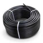 لفة أنابيب بلاستيك HDPE ضغط 5 بار PE 80 قطر خارجي 90 مم SDR 26 لون أسود