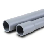 UPVC Pipes Nominal Pressure 6 Bar Outside Diameter 50 mm Thickness 1.8 mm Gray