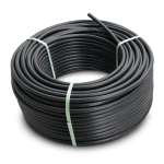 لفة أنابيب بلاستيك HDPE ضغط 8 بار PE 80 قطر خارجي 32 مم SDR 17 لون اسود