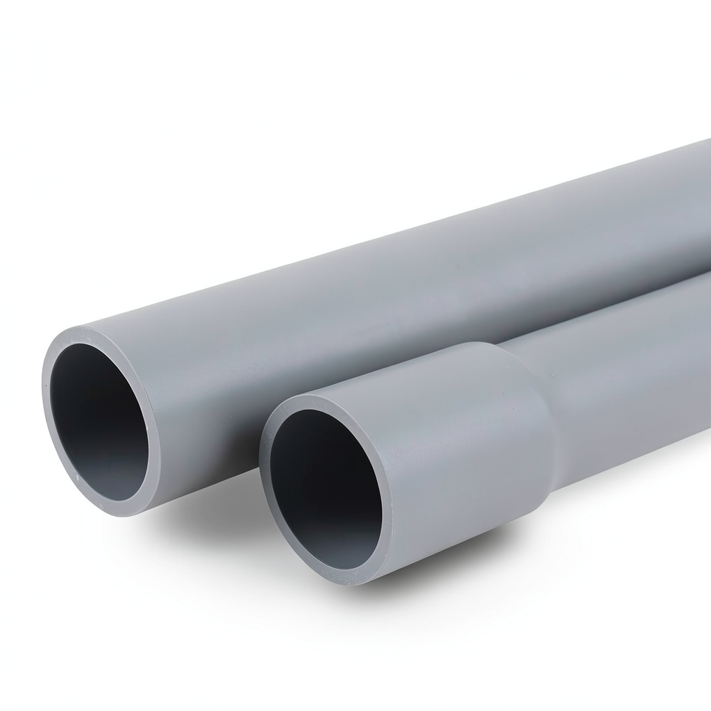 UPVC Pipes Nominal Pressure 4 Bar Outer Diameter 280 mm Thickness 5.5 mm Gray