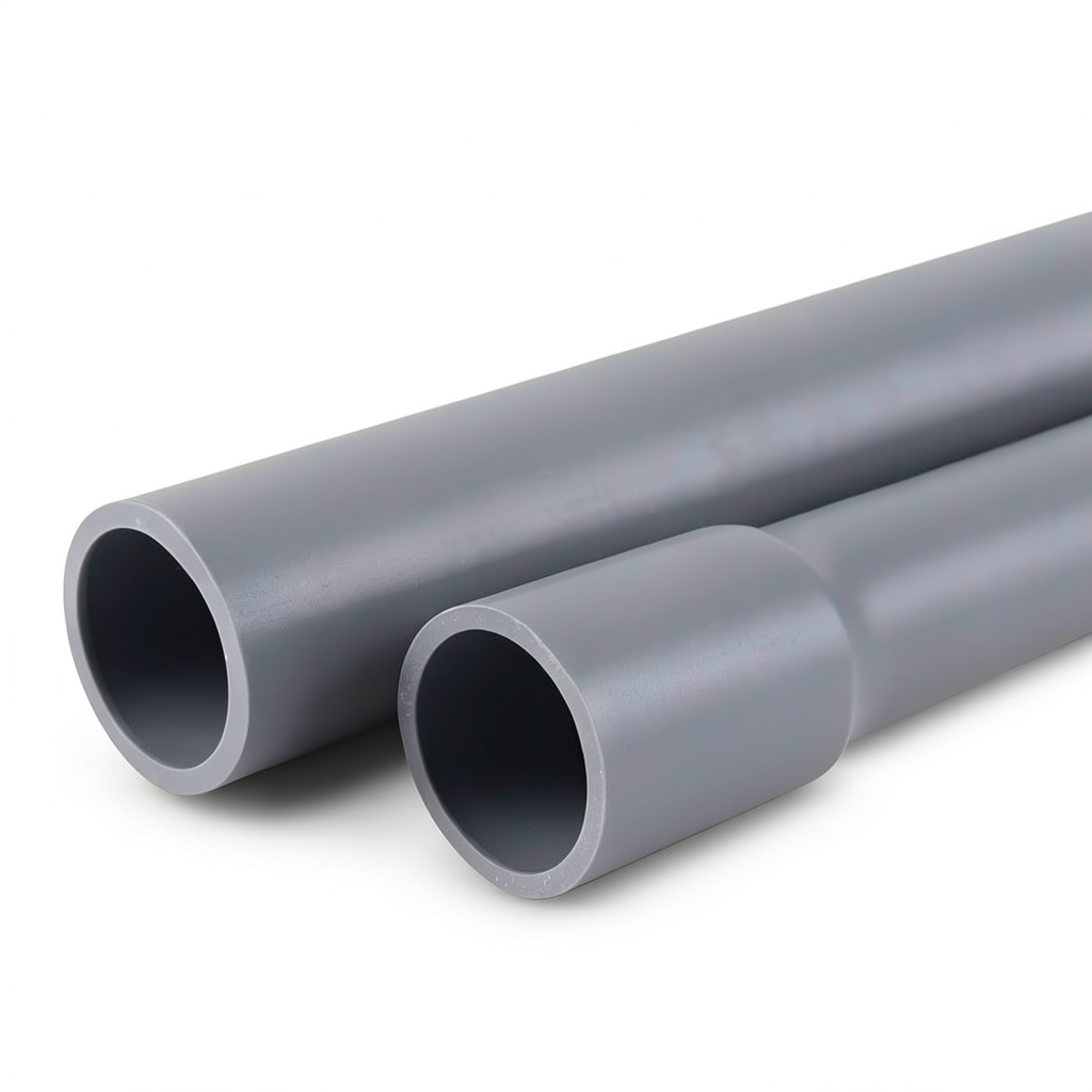 UPVC Pipes Nominal Pressure 4 Bar Outer Diameter 315 mm Thickness 6.2 mm Gray