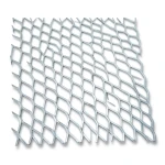 Galvanised Expanded Metal Thickness 2 mm Size 1×2 meters
