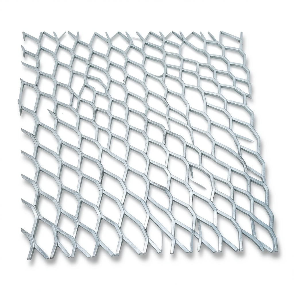Galvanised Expanded Metal Thickness 2 mm Size 1×2 meters