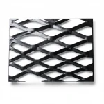 Hot Rolled (Black) Steel Expanded Metal Mesh  Bahri Thickness 2.8 mm Width 1.22 meter Length 7 M | Bait Al Tatawor Company