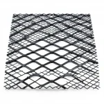 Hot Rolled (Black) Steel Expanded Metal Mesh  Bahri Thickness 1.7 mm Width 1.22 M Length 4 meter | Bait Al Tatawor Company