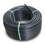 لفة أنابيب بلاستيك HDPE ضغط 5 بار PE 80 قطر خارجي 90 مم SDR 26 لون أسود