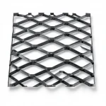 Hot Rolled (Black) Steel Expanded Metal Mesh  Bahri Thickness 3 mm Width 1.22 meter Length 3 M | Bait Al Tatawor Company