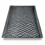 Hot Rolled (Black) Steel Expanded Metal Mesh  Bahri Thickness 3 mm Width 1.22 meter Length 4 meter | Bait Al Tatawor Company