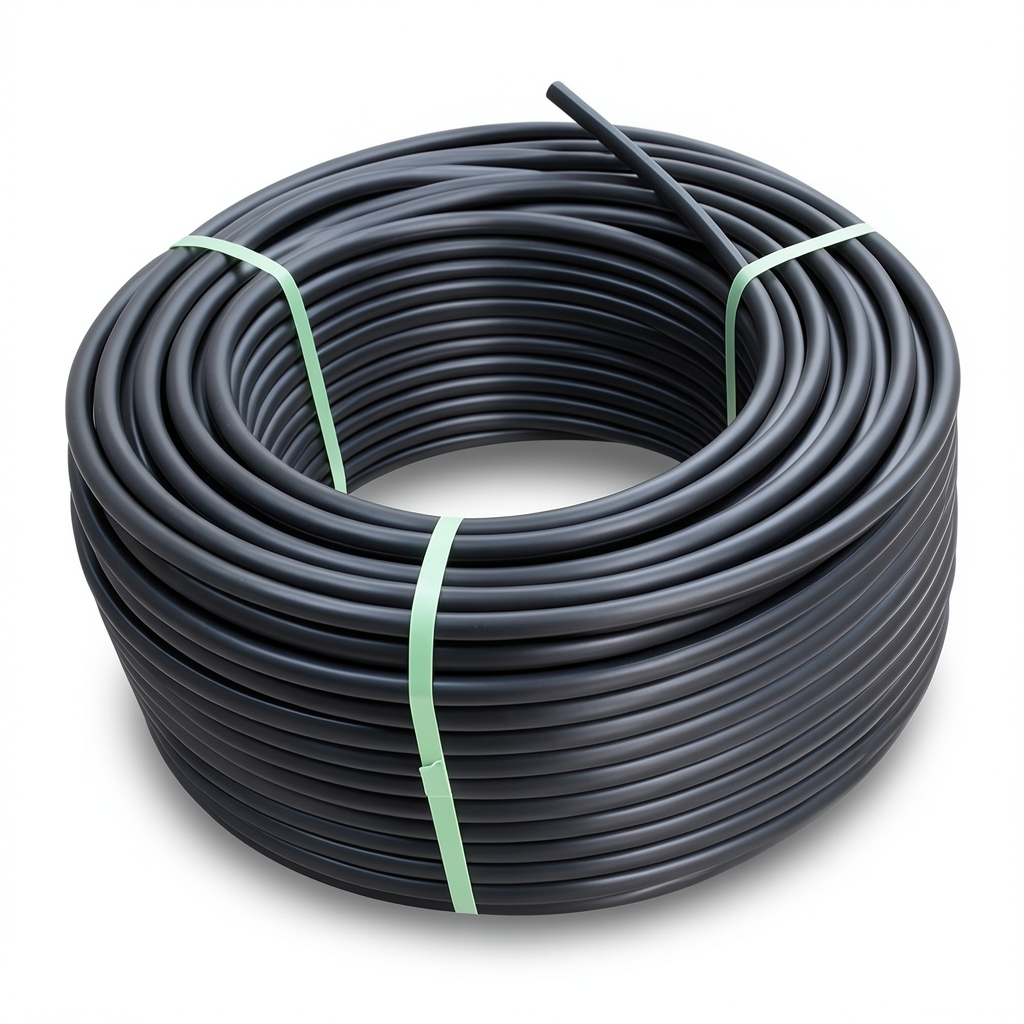 لفة أنابيب HDPE ضغط 5 بار PE 80 قطر خارجي 125 مم SDR 26 لون أسود