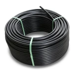 لفة أنابيب HDPE ضغط 5 بار PE 80 قطر خارجي 160 مم SDR 26 لون أسود