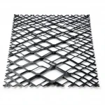 Hot Rolled (Black) Steel Expanded Metal Mesh  Bahri Thickness 3 mm Width 1.22 meter Length 5 meter | Bait Al Tatawor Company