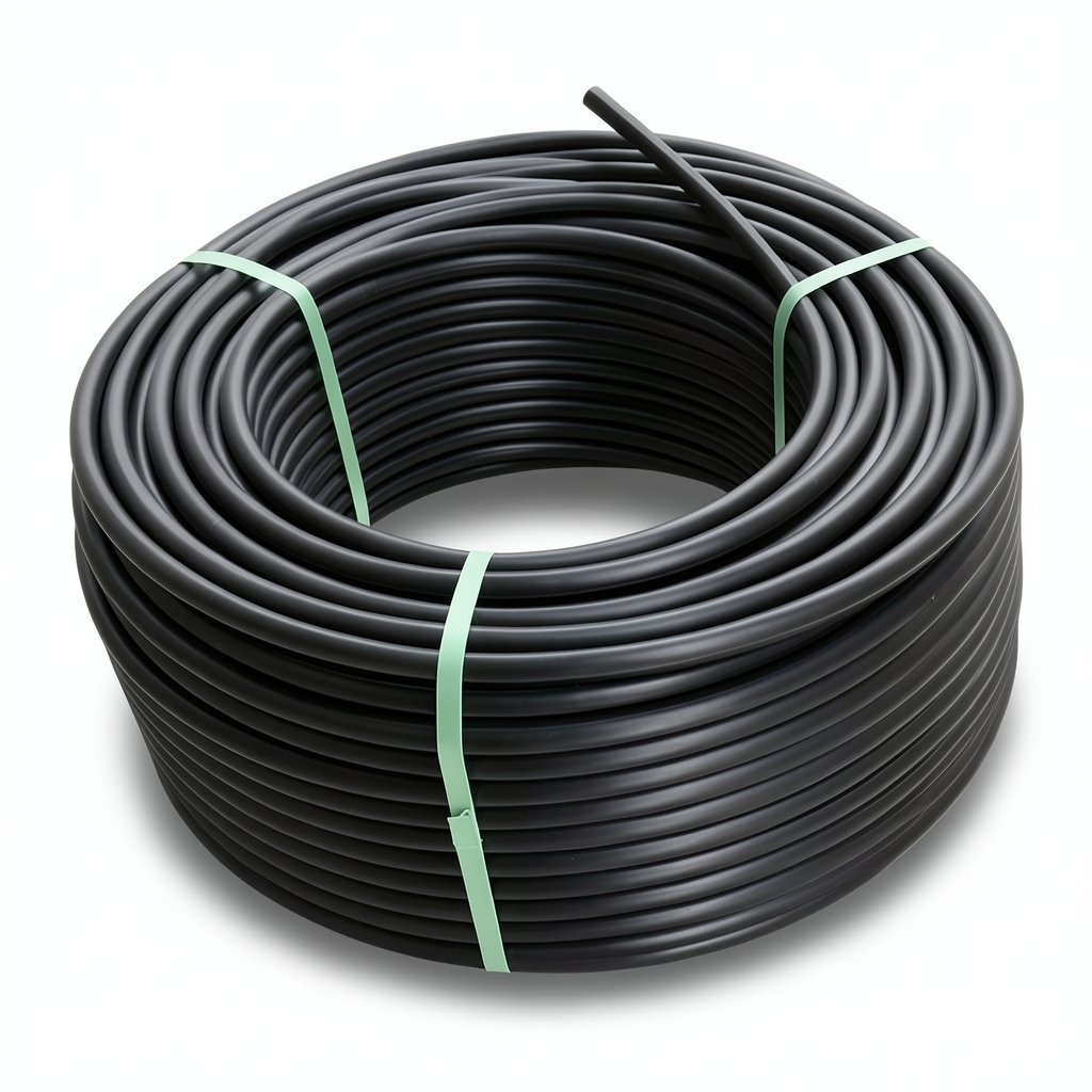 لفة أنابيب HDPE ضغط 5 بار PE 80 قطر خارجي 160 مم SDR 26 لون أسود