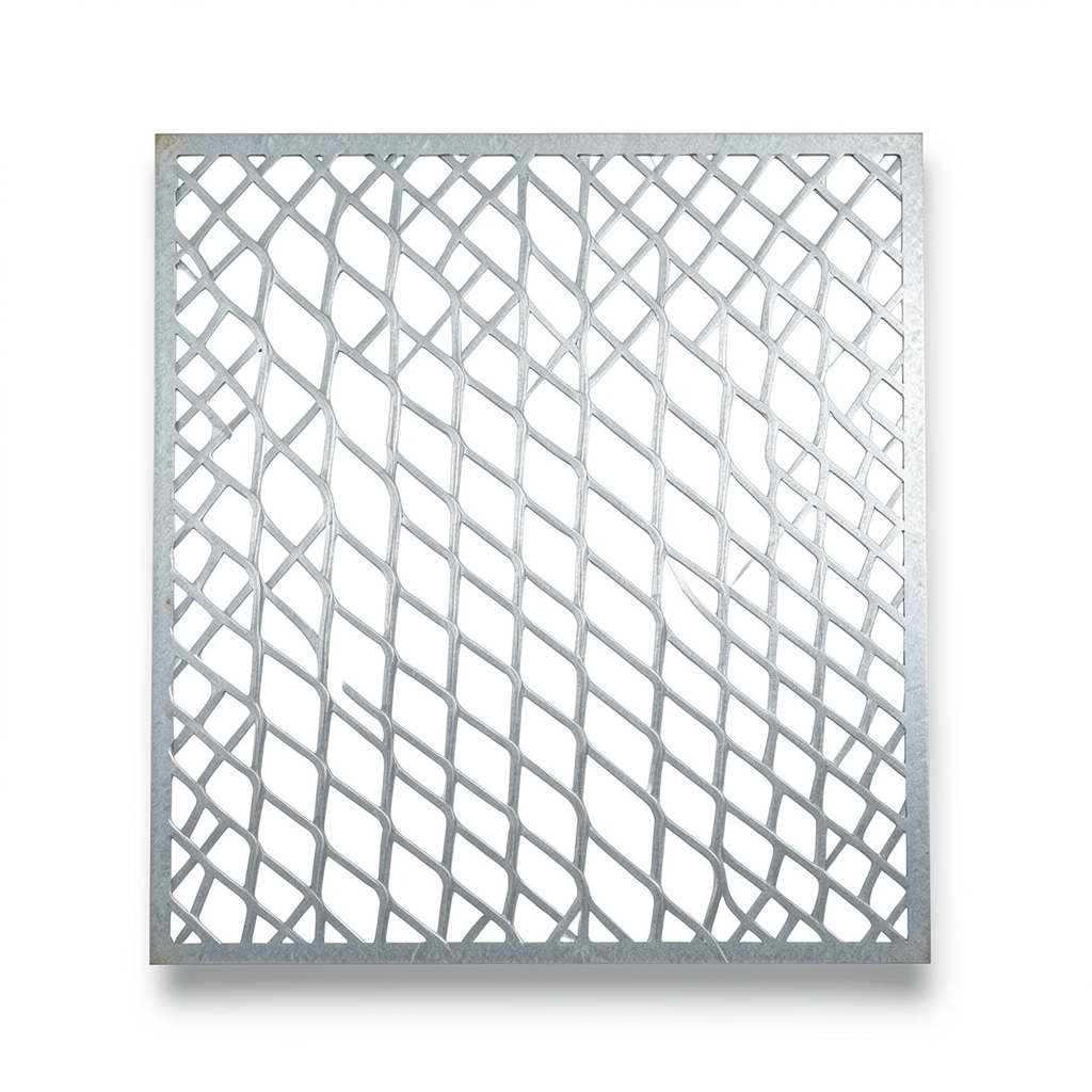 Galvanised Expanded Metal Thickness 1.8 mm Size 1×2 meters