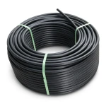 لفة أنابيب بلاستيك HDPE ضغط 8 بار PE 80 قطر خارجي 32 مم SDR 17 لون اسود