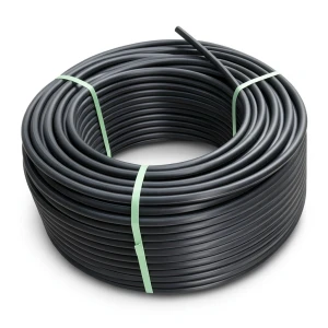 HDPE Plastic Coil Pipe Nominal Pressure 8 Bar PE 80 OD 32 mm SDR 17 Black