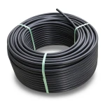 لفة أنابيب HDPE ضغط 8 بار PE 80 قطر خارجي 40 مم SDR 17 لون اسود