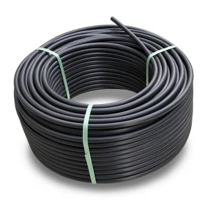 لفة أنابيب HDPE ضغط 8 بار PE 80 قطر خارجي 40 مم SDR 17 لون اسود