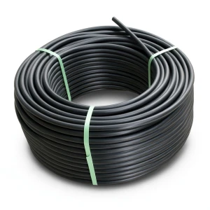 HDPE Coil Pipe Nominal Pressure 8 Bar PE 80 OD 50 mm SDR 17 Black