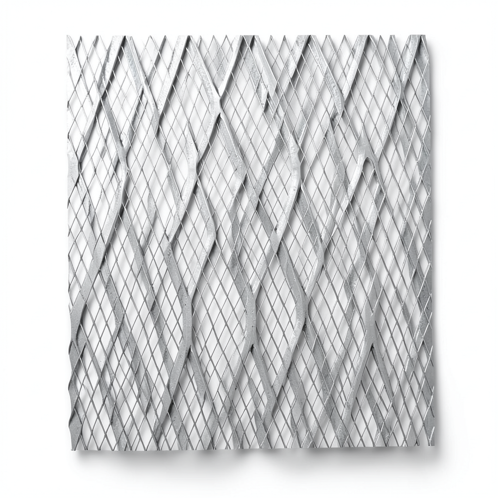 Expanded Metal Thickness 2 mm Size 1×2 meters