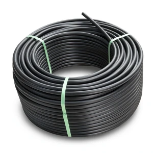 لفة أنابيب HDPE ضغط 8 بار PE 80 قطر خارجي 75 مم SDR 17 لون أسود