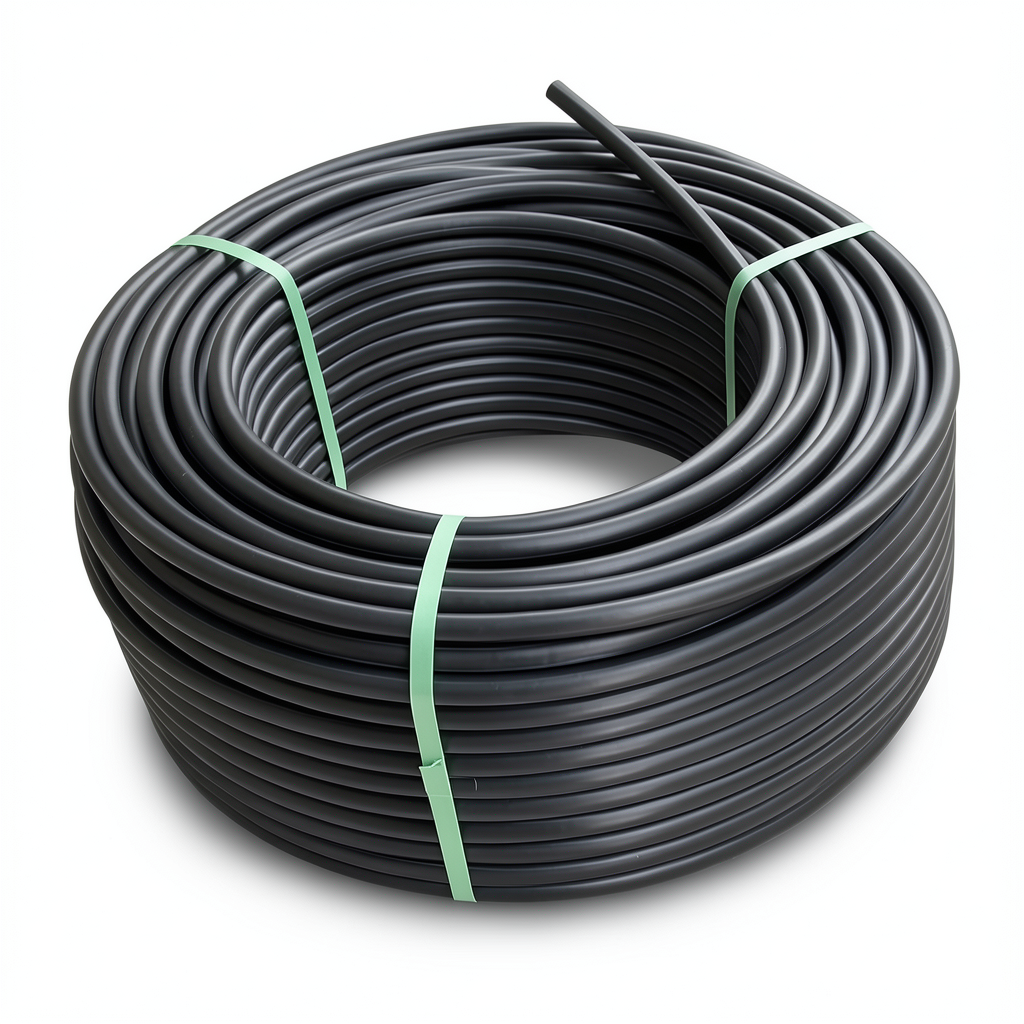 HDPE Coil Pipe PN 8 Bar PE 80 OD 75 mm SDR 17 Black