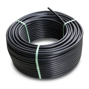 لفة أنابيب HDPE ضغط 8 بار PE 80 قطر خارجي 110 مم SDR 17 أسود