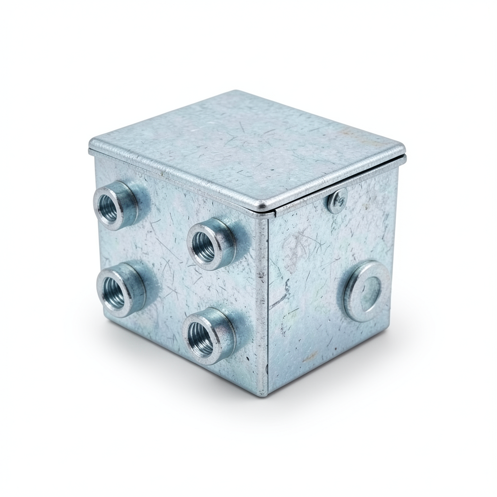 علبة حديد 7x7 رباعي الفنار