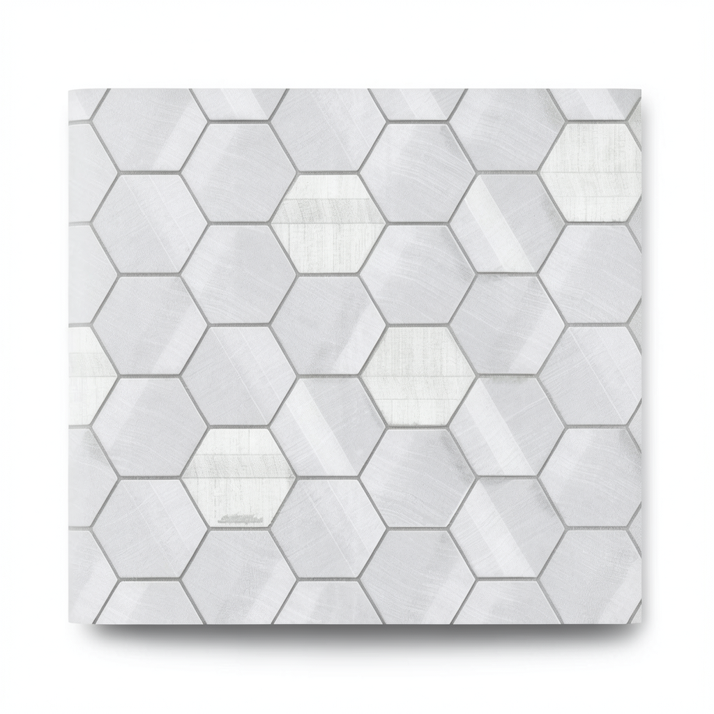 Italian Wallpaper 10m x 0.73m Light Gray Color, Model 44806