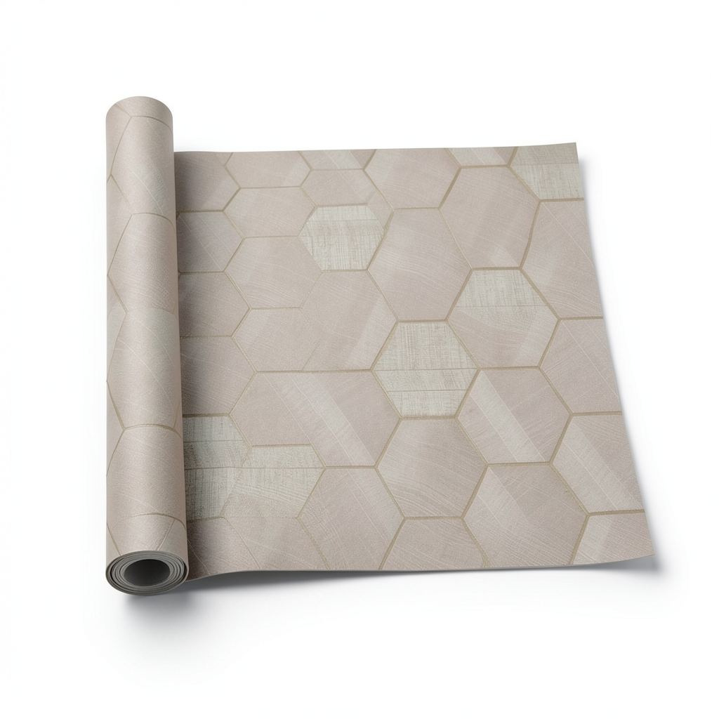 Italian Wall Decoration 10m x 0.73m Light Brown, Model 44807