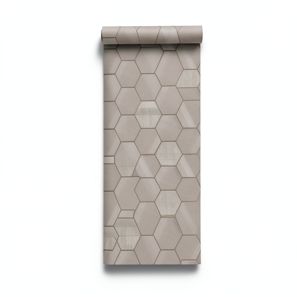 Italian Wall Decoration 10m x 0.73m Light Brown, Model 44807