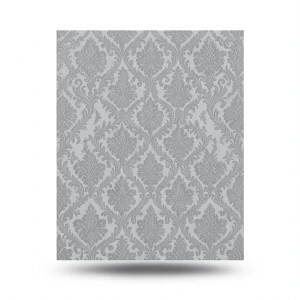 Italian Wallpaper Patterned Design Gray Color, Size 10m x 1.06m, Model RC19026