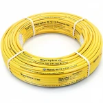 أنابيب HDPE نيبروبلاست PE 100 ضغط 6 بار قطر خارجي 90 مم سمك 3.3 مم لون أصفر 