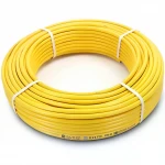 أنابيب HDPE نيبروبلاست PE 100 ضغط 6 بار قطر خارجي 110 مم سمك 4.0 مم لون أصفر 