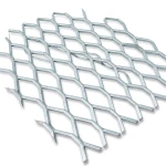 Galvanised Expanded Metal Thickness 2.7 mm Size 1×2 meters