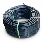لفة أنابيب HDPE ضغط  6.3 بار [PE 100] قطر خارجي 110 مم  SDR 26  لون اسود مع خط ازرق | شركة المنى